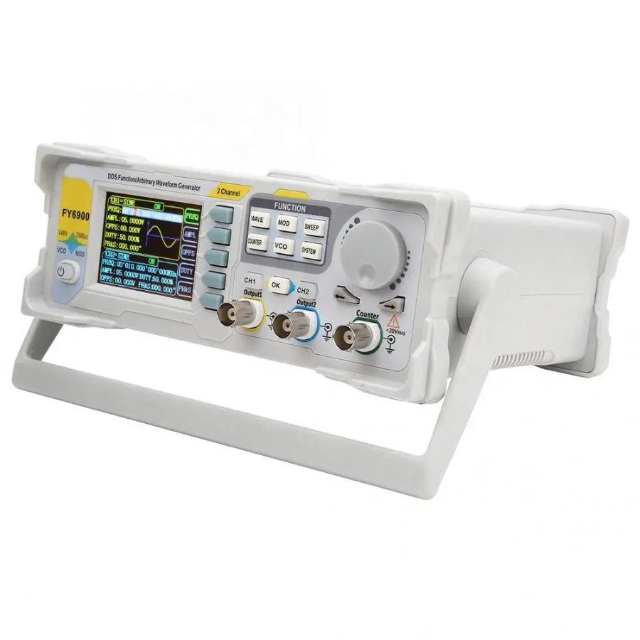 FY6900 Dual Channel DDS Functi - Dual Channel Arbitrary Waveform Function Generator 60Mhz recension och pris
