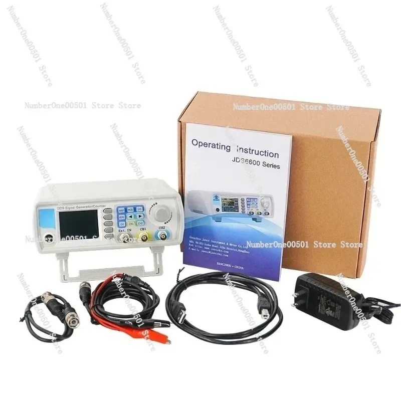 JDS6600 15/30/40/50/60MHz DDS  - Dual Channel Arbitrary Waveform Function Generator 60Mhz recension och pris