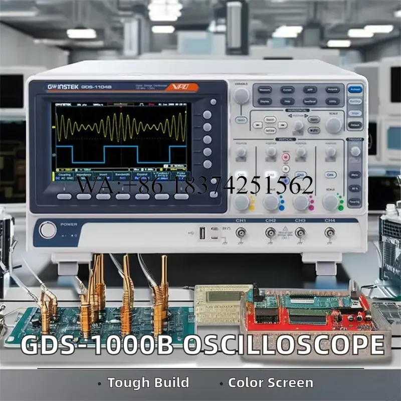 Wmwmnu for GDS-1104B 4-Channel - Digital Storage Oscilloscope 4 Channel 100Mhz recension och pris