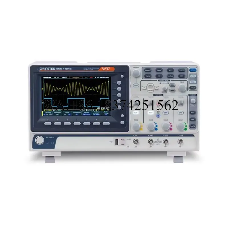 Wmwmnu for GDS-1104B 4-Channel - Digital Storage Oscilloscope 4 Channel 100Mhz recension och pris